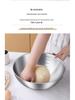 304 Stainless Steel Kitchen Basin: Wash Veggies, Knead Dough, Beat Eggs, or Mix Salads. Thick, Durable Design for Household Use.