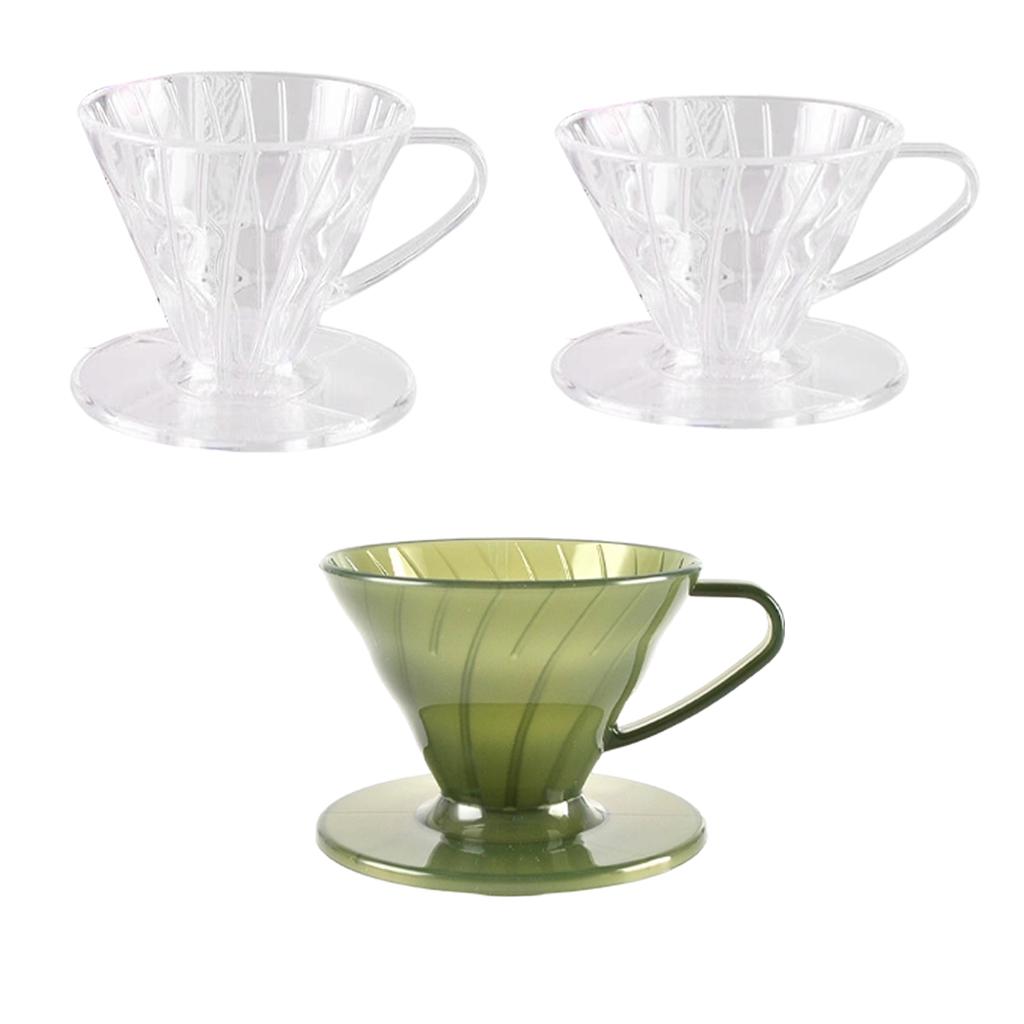 Resin Coffee Dripper Mug Reusable DIY Making Portable for Filter Tool Cup Accessories , A