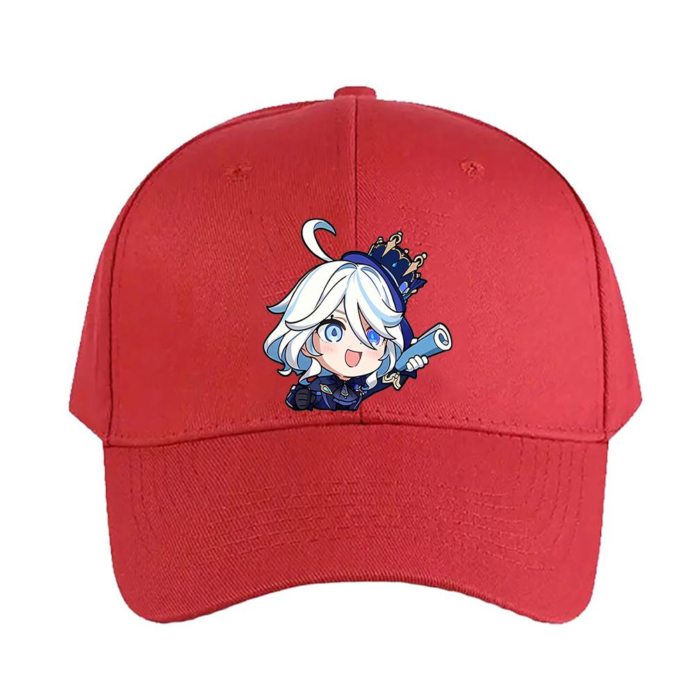 Furina Genshin ImpactCap Summer Woman Man Adult Casual Fashion Casual Adjustable Hiking Fishing Hat Sun Hat