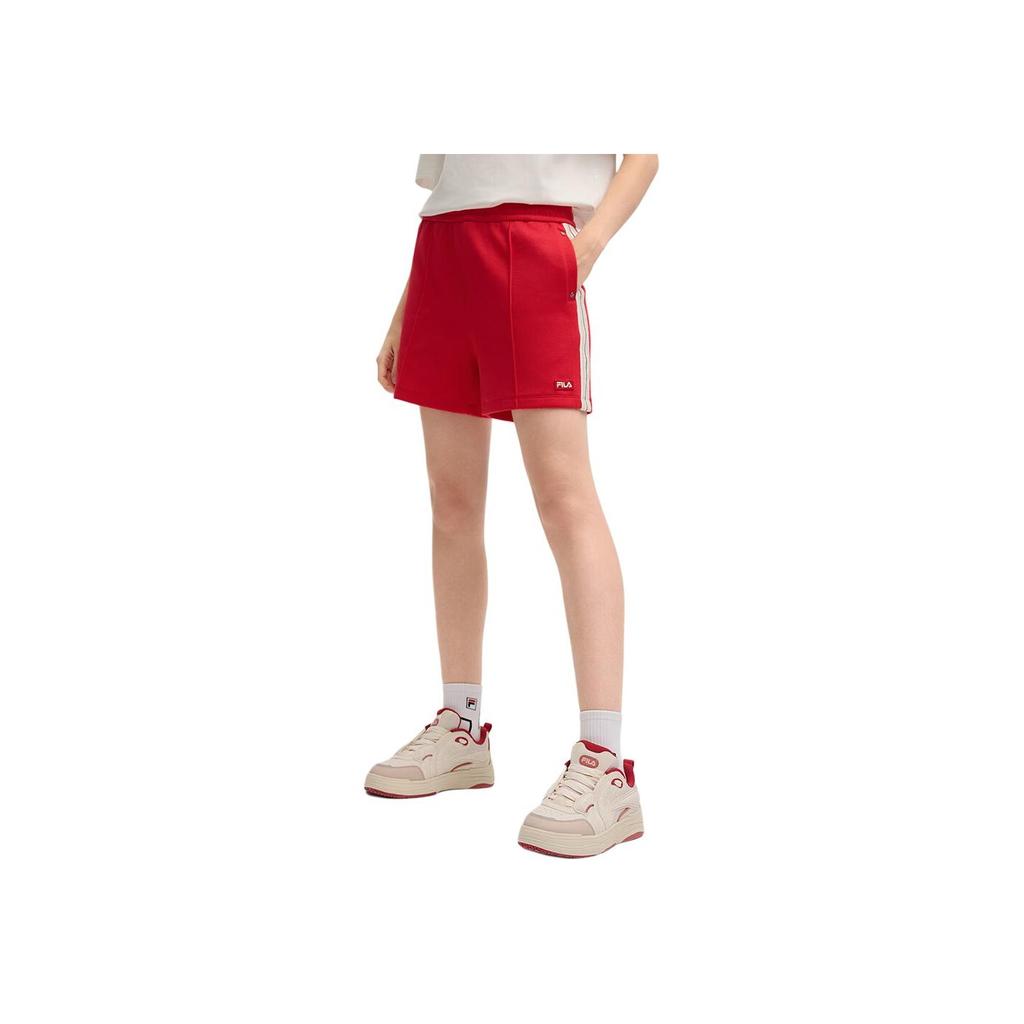 New FILA ORIGINALE Casual Shorts Women's Fire Grapefruit Red F51W519601F-RD