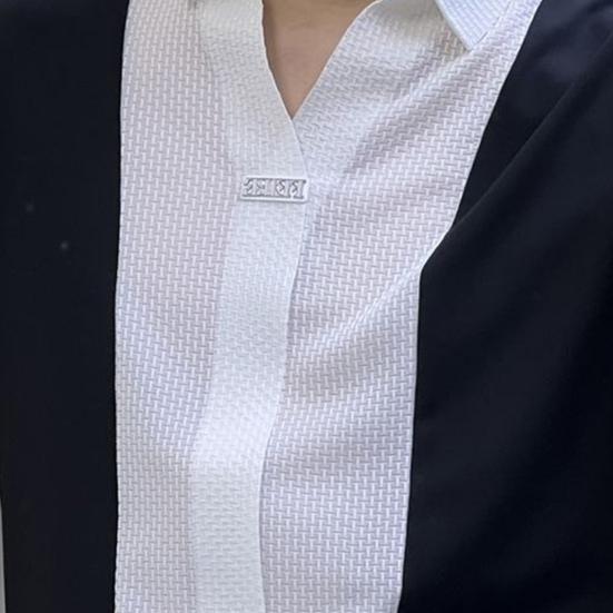 Pánská letní košile s odkládacím límcem, slim fit, formální, obchodní styl, barevně sladěné, krátké rukávy, prodyšná, měkká, ležérní, kancelářský, společenský, pánský top