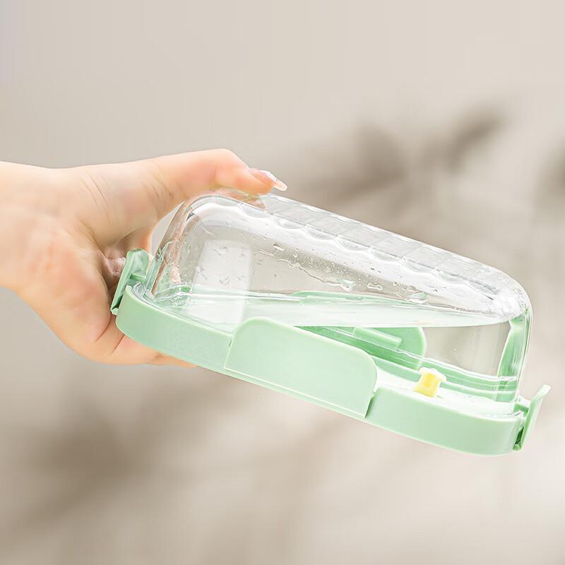 Komart Heat-Resistant Glass Divided Lunch Box