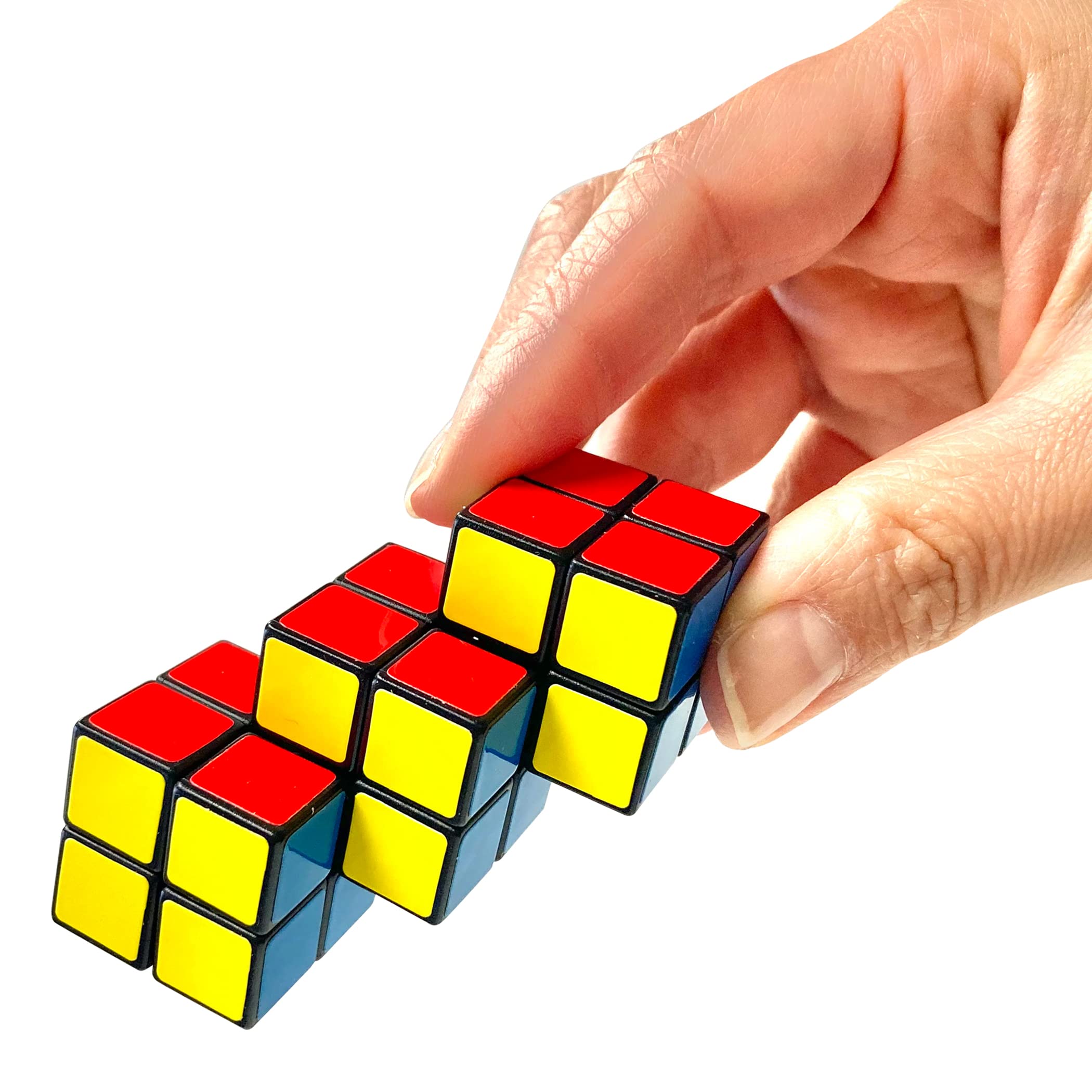 

[3D Mini Cube] Triple Cube, 2x2, Smooth Rotation, Compact, 3D Puzzle, Rubik s Puzzle, High Difficulty (3-Piece Set)