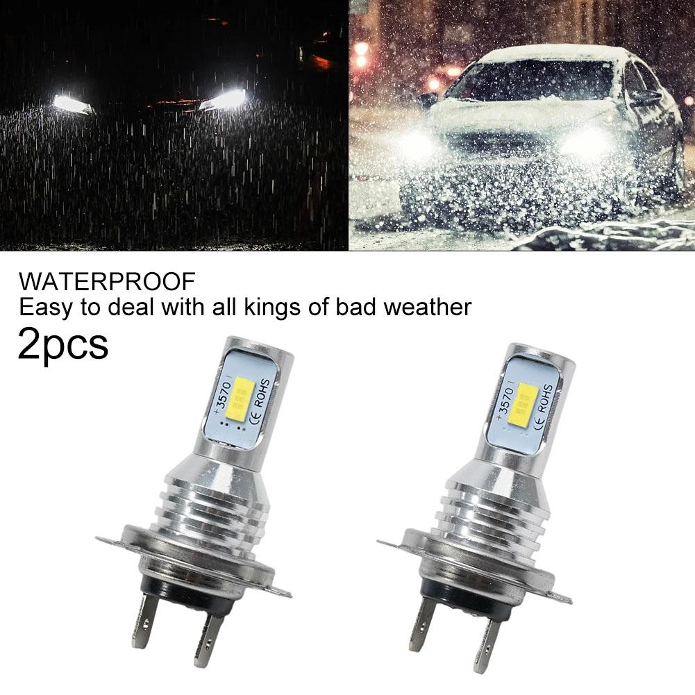 Tragbar Praktisch Nützlich LED Scheinwerfer 55W Staubdicht Set Super Hell Wasserdicht Weiß 6000K Auto Ersatz 8000LM