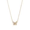 Gold Butterfly Round Photo Pendant Necklace: Electroplated Titanium Steel, Openable, Simple European & American Style with Flying Bird Design.