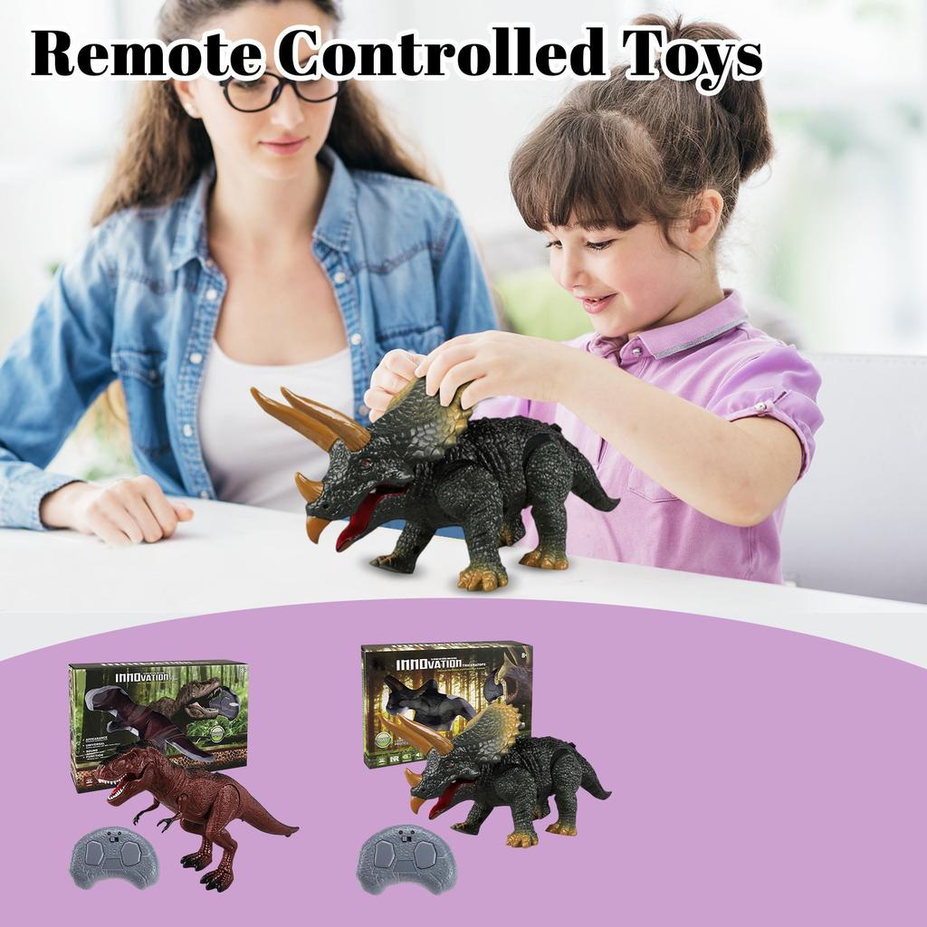 Infrared Electric Remote Control Dinosaur  Electric Simulation Lizard Trick Animal Toys