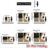 2D flat printing 2pcs Party Curtain Black White Cats Cute Digital Printed Polyester Drapes Festive Wall Decor Use for Drapes for