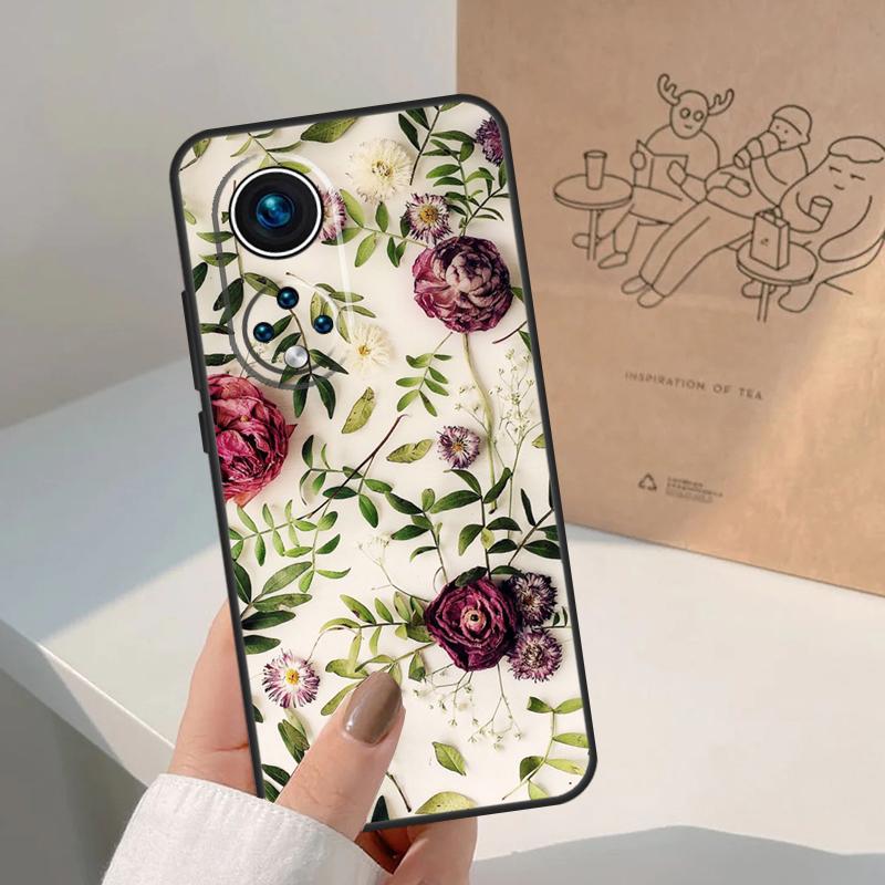 Beautiful Garden Red Roses Flowers For Honor Magic 7 Lite 5 6 8 Pro Case For Honor 400 200 90 70 50 X8c X8b X9a X9b X9c X9d Win