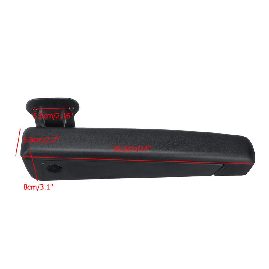 1x Universal Black Right RV Van Motorhome Boat Truck Adjustable Car Seat Armrest