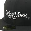 New Era New Era Cap 59FIFTY New York Magazine Collaboration Black 7 5950 NYMG BLK 3/8