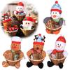 Merry Christmas Candy Basket Santa Snowman Decor Ornament Xmas New Year Gift Kid