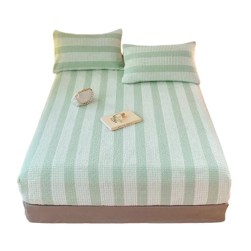 New Soft and Smooth Teddy Rabbit Wool Sheets, Comfortable Plush Mattress Protectors for Bathing and Leisure, Bedspreads