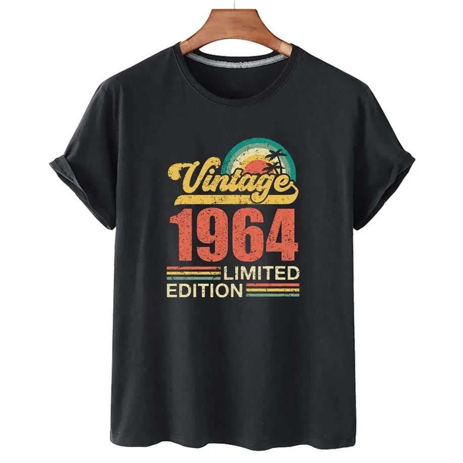 1964 1974 1984 Fashion House Party Unisex and Unisex's Birthday Anniversary T-Shirt Cotton Short Sleeve T-Shirt Vintage T-Shirt