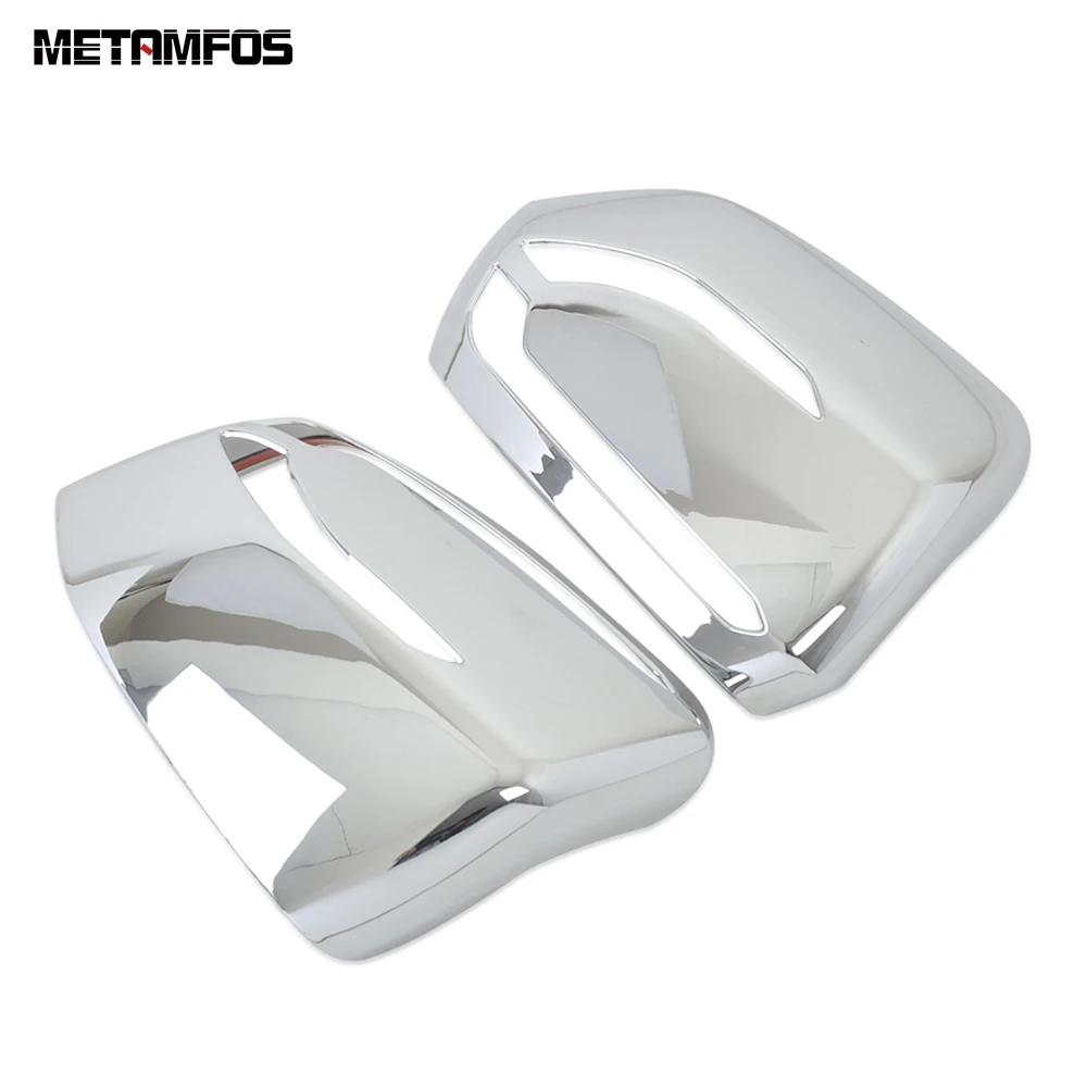 For Hyundai Palisade - 2024 Carbon Fiber Rearview Side Door Mirror Cover Trim Protector Exterior Accessories Car Styling ABS Chrome Plastic