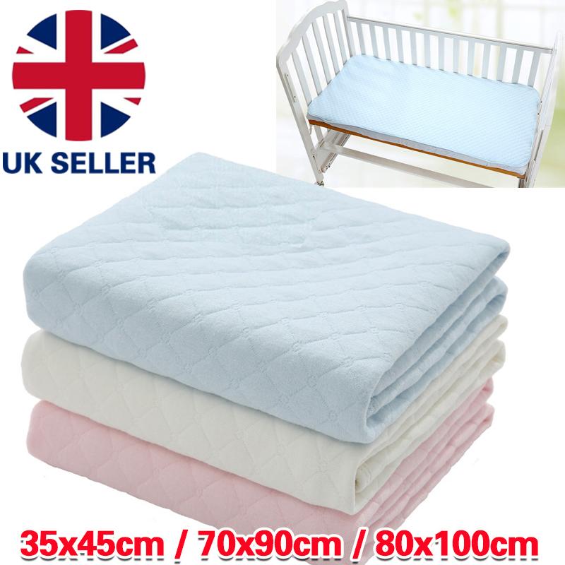 Washable Reusable Absorbent Incontinence Bed Pads Mats Sheet Mattress Protector