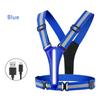 Usb Rechargeable Led Reflective Vest Adjustable Waist/Shoulder For Women Men Kid