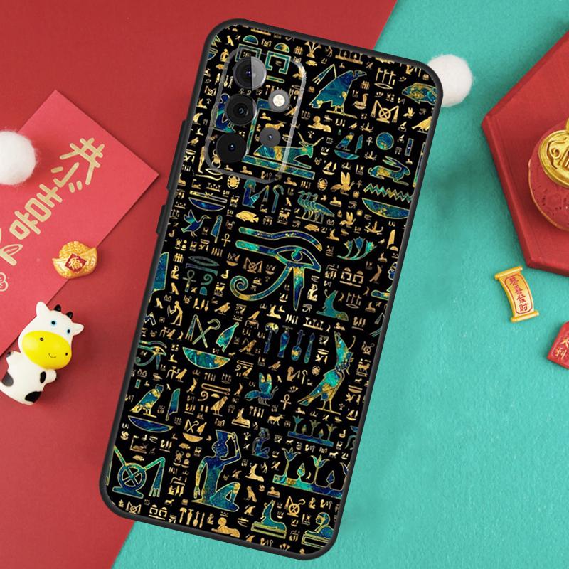 Egypt Pharaoh Mural Case For Samsung Galaxy A35 A55 A25 A15 A51 A71 A12 A32 A52 A13 A33 A53 A14 A34 A54 Cover