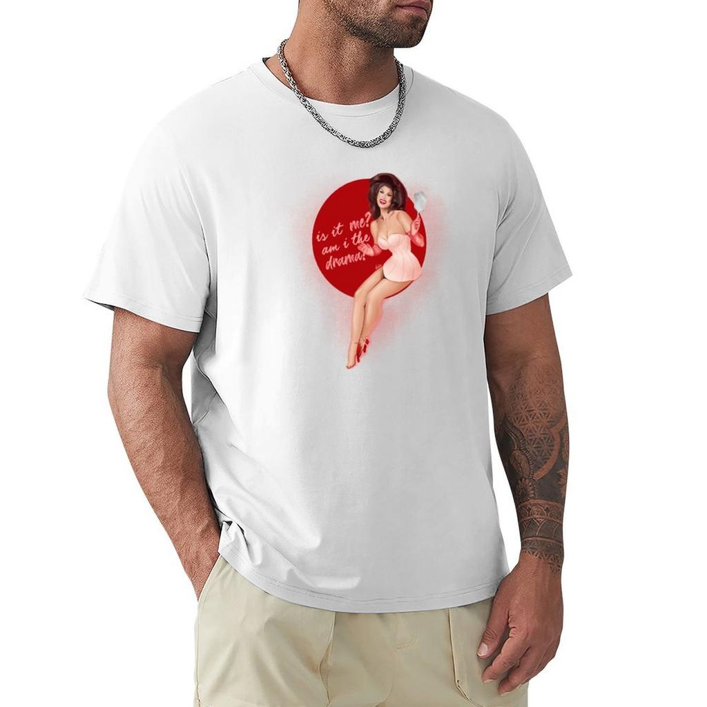 Scarlet Envy “Am I The Drama?” Drawing T-Shirt summer clothes cute clothes summer top Men's t shirts