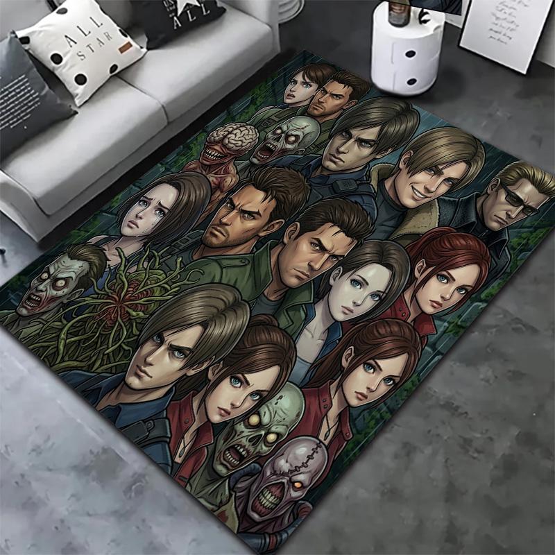 Resident Evil Carpet Rug For Living Room Bedroom Home Sofa Decoration Kids Play Nonslip Floor Mat