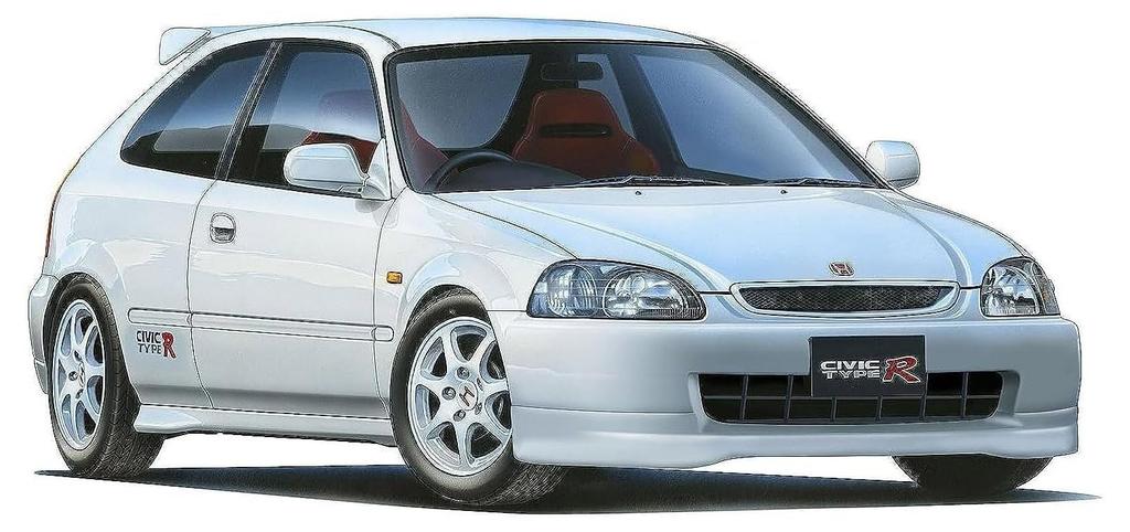 1/24 Inch-Up Series No. 15 Civic Type R (EK9) Early Model Plastic Model