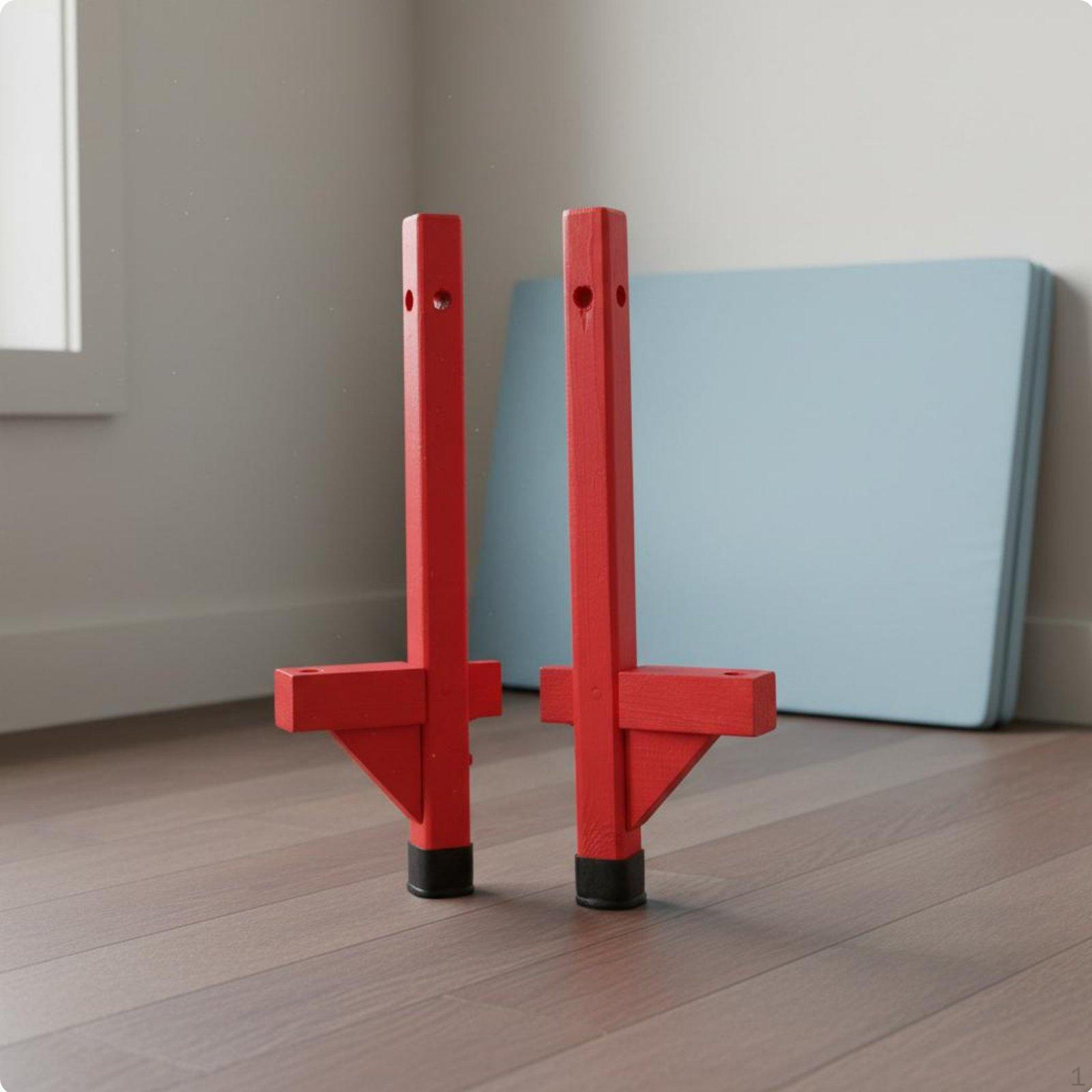 Wooden Walking Stilts Develops Motor Skills Sturdy Construction Traditional Dance