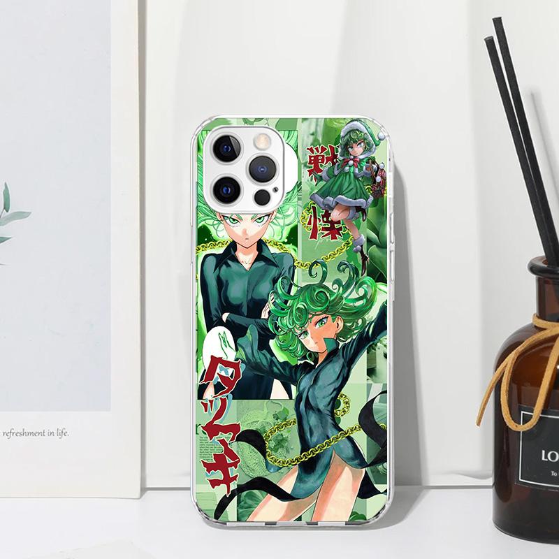 One P-Punch-Man Tatsumaki Phone Case For Iphone 17 Air 16 15 Plus 16E 14 Pro Max 13 Mini 12 11 7 8 SE Fundas Soft Back Cover 17