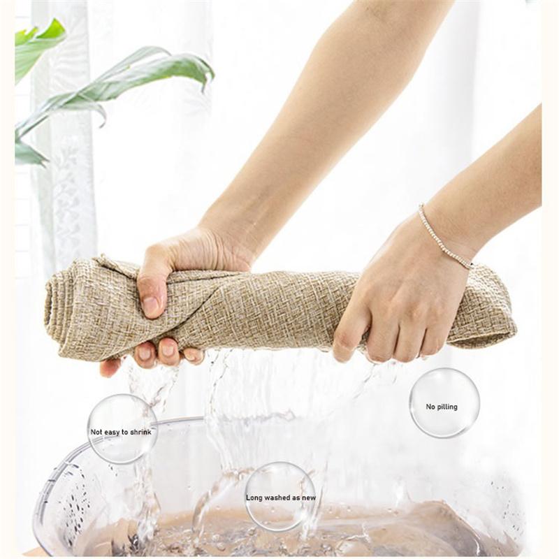 Cotton  Linen Sofa Cushion All Season Universal Anti-skid Cushion Simple Modern Linen Sofa Cover Backrest Towel Cover