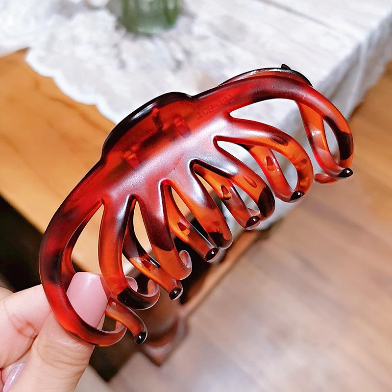 1 Stück Koreanische Solide Große Haarklammer Elegant Acryl Haarnadeln Haarspange Krabbe Haarspangen für Frauen Mädchen Kopfschmuck Haarschmuck