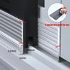 1PC 2m/78.74inch Self Adhesive Window Seal Strip Adjustable Thickness Triple Windproof Anti-Cold Weatherstrip Soundproofing Door