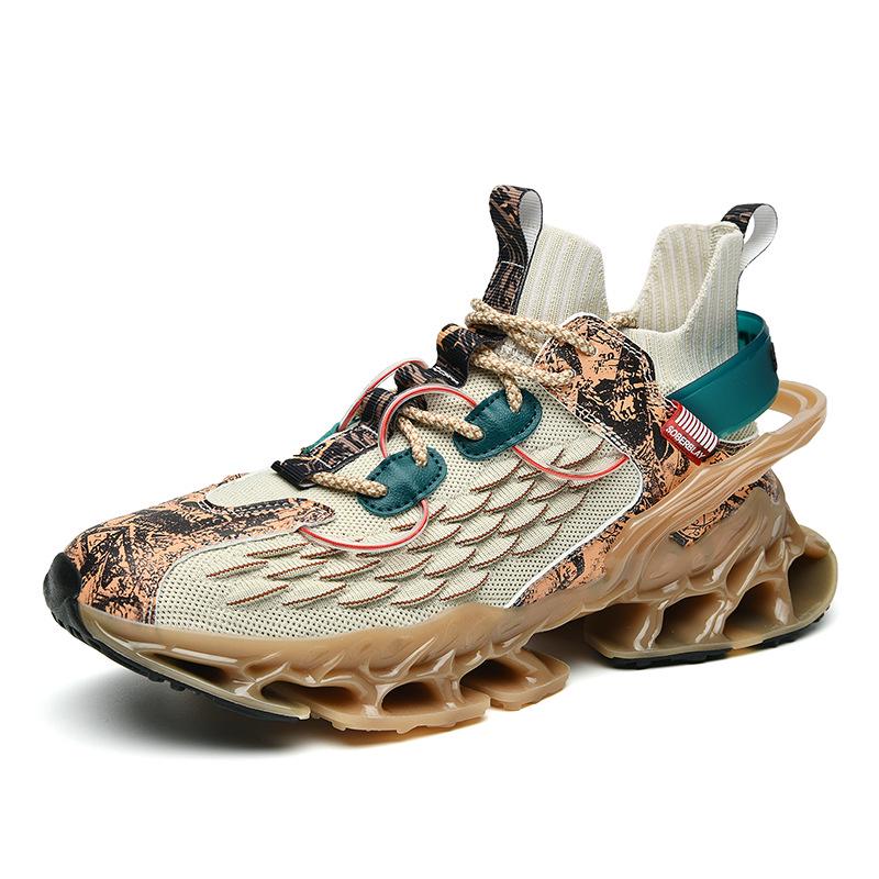 Men's Chinese Style Blade Coconut Casual Running Shoes, Sizes 45-46