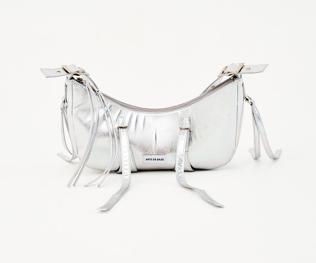 Arts De Base Silver Hobo Bag