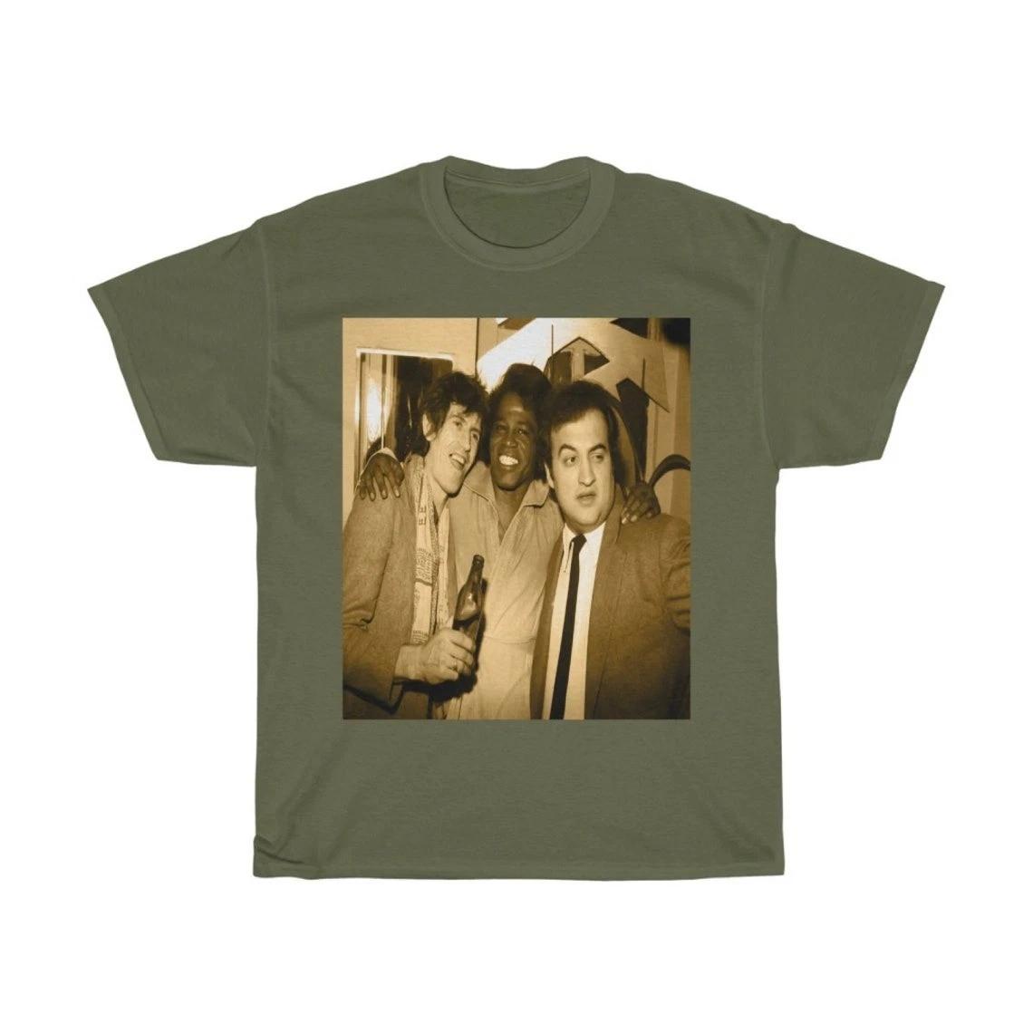 Retro Rock n Roll, RnB, Soul music Unisex Music Artist T-Shirt XL
