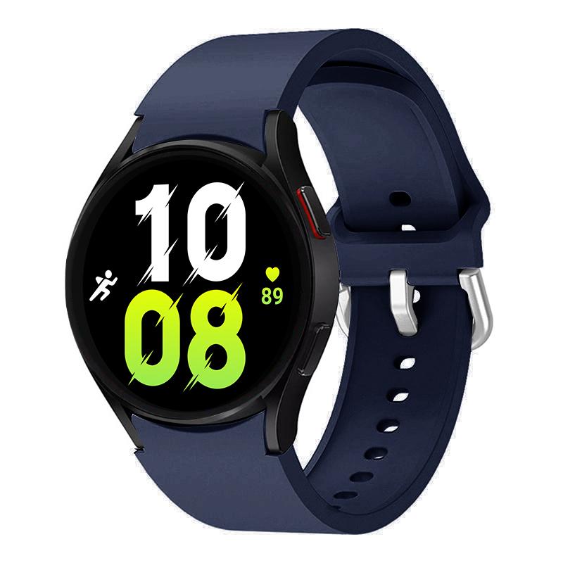 Pulseira Original Para Samsung Galaxy Watch 4/5/6 classic 47mm 43mm 44mm 40mm Sem Espaços Pulseira de Silicone Galaxy Watch 5 pro 45mm band
