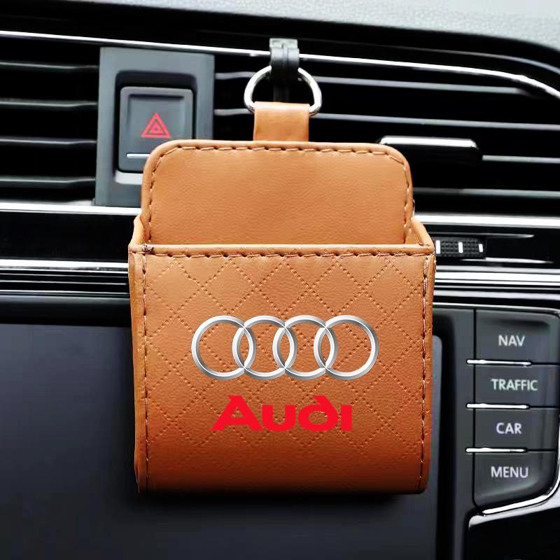 Car Air Outlet Storage Box Phone Glasses Organizer Car Goods For Audi S5 S6 S7 S4 S8 TT TTS A4 B8 A3 B6 A6 C7 C6 B7 Q5 Q7 C5 A5 B5 A7 A1 B9 Q3 A8L Q8