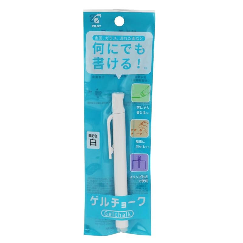 Pilot Gel Chalk, White, DX-GCC6-P-W