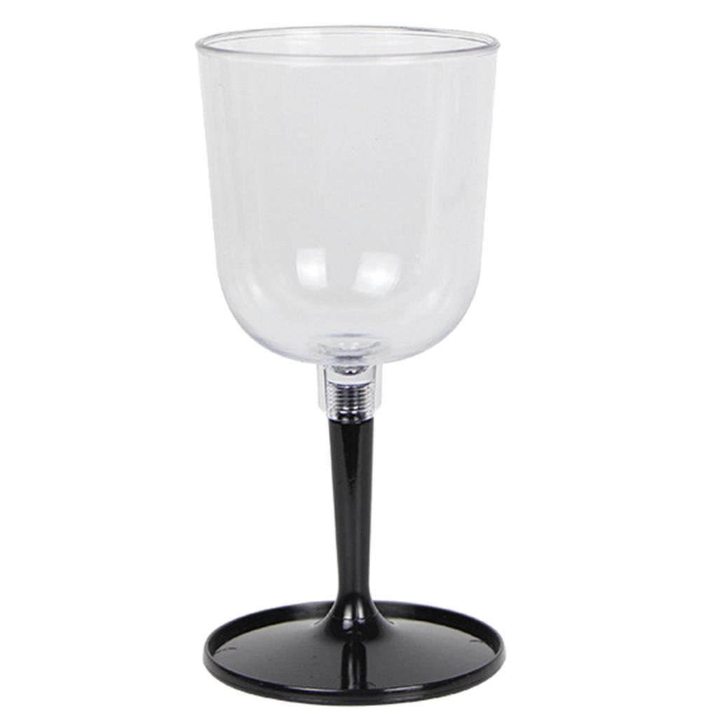 Detachable Stem Wine Cup for Outdoor Travel Wine Glasses Collapsible Wine Glass Shatterproof Clear Champagne Glasses