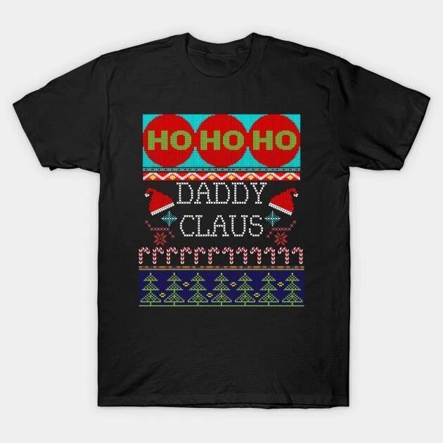 Ugly Christmas Daddy Claus Ho Ho Ho Design Made in Australia T-Shirt 2XL