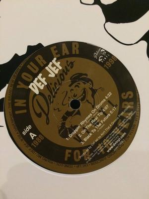 12inch Record DEF JEF - Droppin' Rhymes On Drums 61044719091 Delicious Vinyl Rap & Hip-Hop/R&B Used