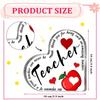 Teacher Heart-shaped Acrylic Gift, Unique Graduation Gift, Student Last Day of School Christmas Gift.Friend Blessing Living Study Room Home Decoration