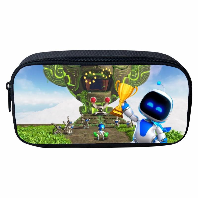ASTRO BOT Robot Pencil Case: Cartoon Storage Box for Children's School Stationery
