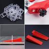 Tile Leveling System 2mm 300pcs Tile Level Wedge Spacer Plus 100pcs Reusable Wedges with a Tile Leveling Pliers