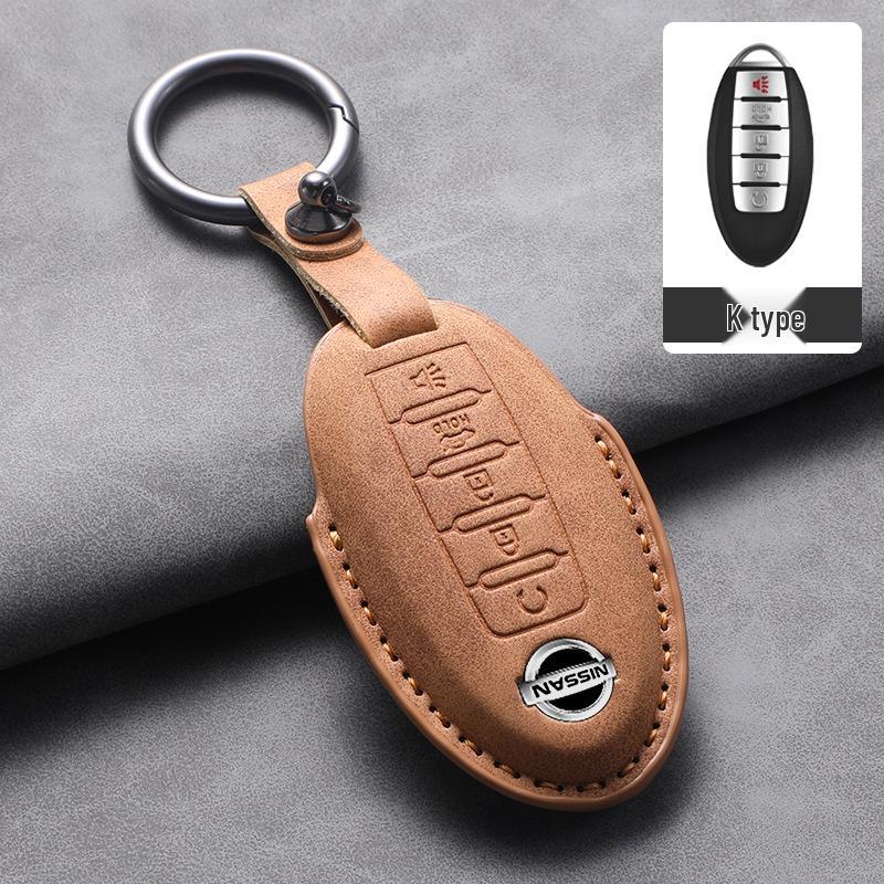 Nissan Suede Key Holder for Sylphy, Qashqai, X-Trail, Bluebird, Terra, Teana