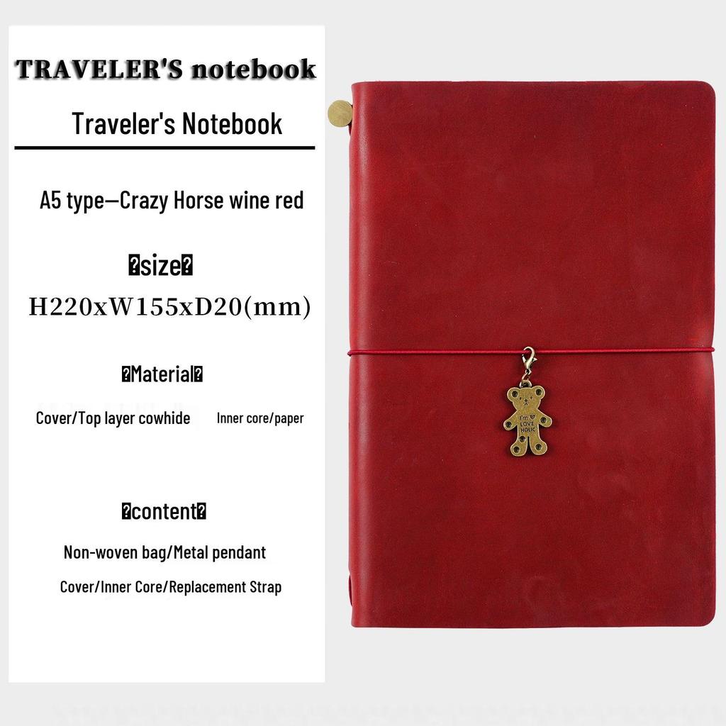 Diário de Viagem TN: Caderno Artesanal de Couro de Vaca Vintage