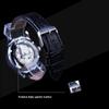 WINNER New Top Men's Watch Men's Skeleton Automatic Mechanical Strap Blue Needle Mechanical Watch Men's Watch