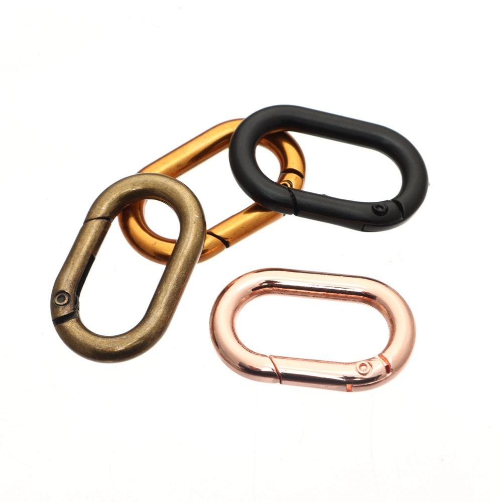 Bottle Hooks Camping Hiking Handbags Clips Outdoor Carabiner Spring Oval Rings Bag Belt Buckles