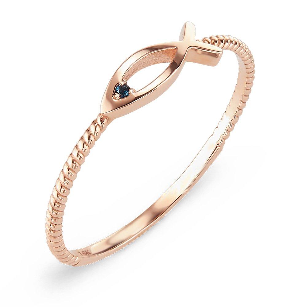 

[Dorocy] 14K Lucky Fish Daily Ring_Type A 14K yellow gold / Size: 07