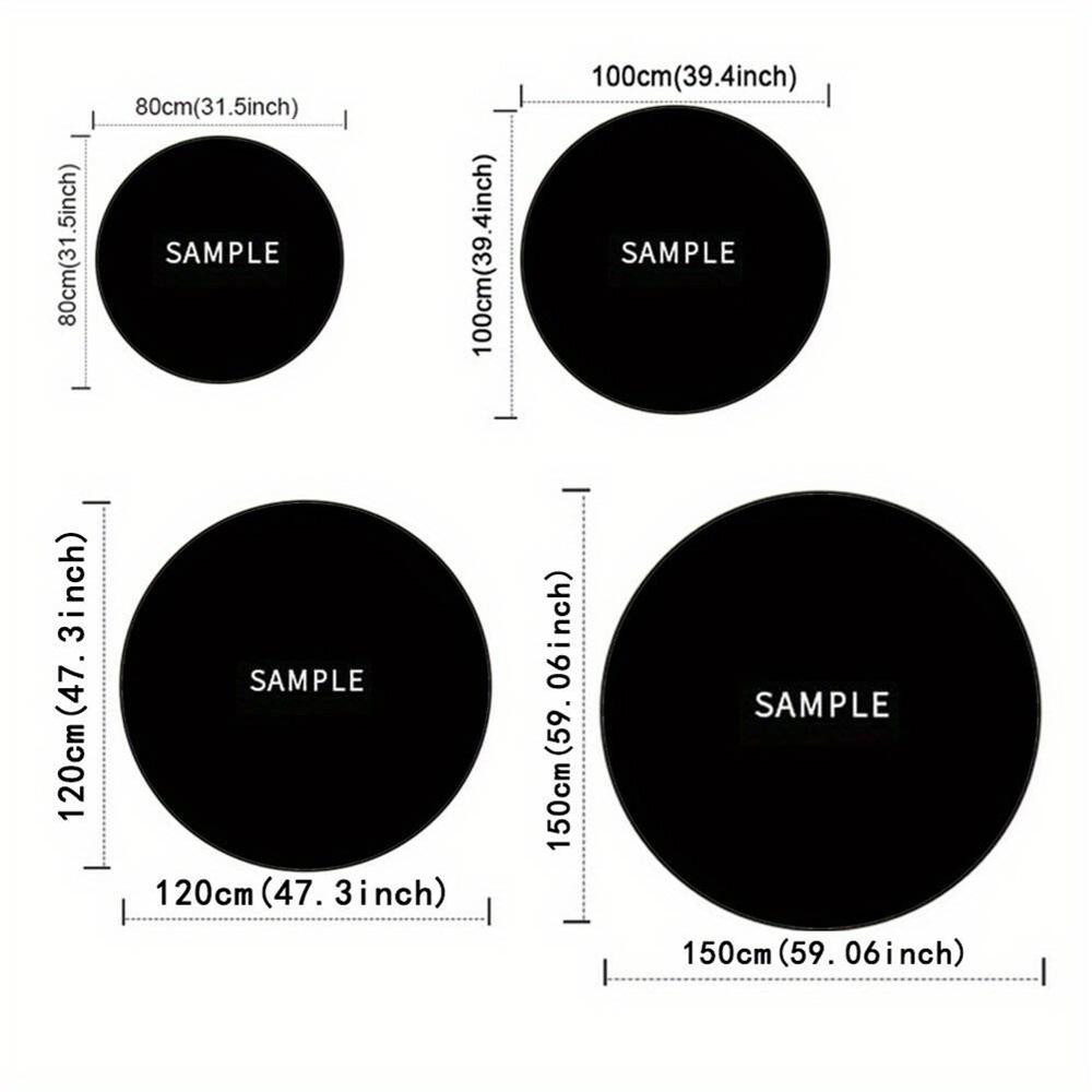 Bee Round Carpet Suitable for Dormitory Study room Balcony Game Room Anti-slip Round Rug Office home decor Wedding Party Gift