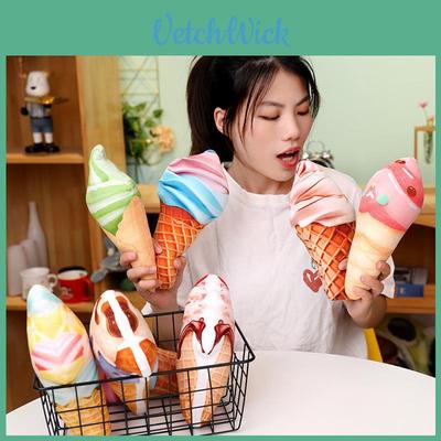 Eis Plüschtier Kissen Weich Und Flauschig Perfektes Geschenk Für Eisliebhaber Buntes Und Niedliches Design