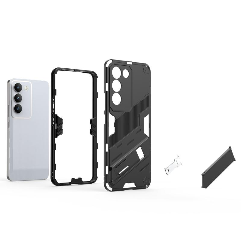 Phone Holder Case For Vivo Y100 Case Anti-knock Armor Full Back Cover For Vivo Y100 5G Case For Vivo Y100 5G Indonesian Version
