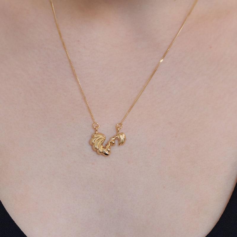 

YUNICITE FRAGMENTS OF SHELL N GOLD